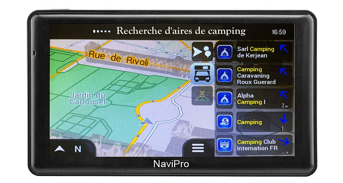 Comparatif GPS pour camping-car