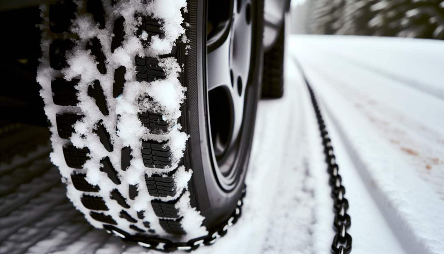 Pneu neige ou chaînes : quel est le meilleur choix ?